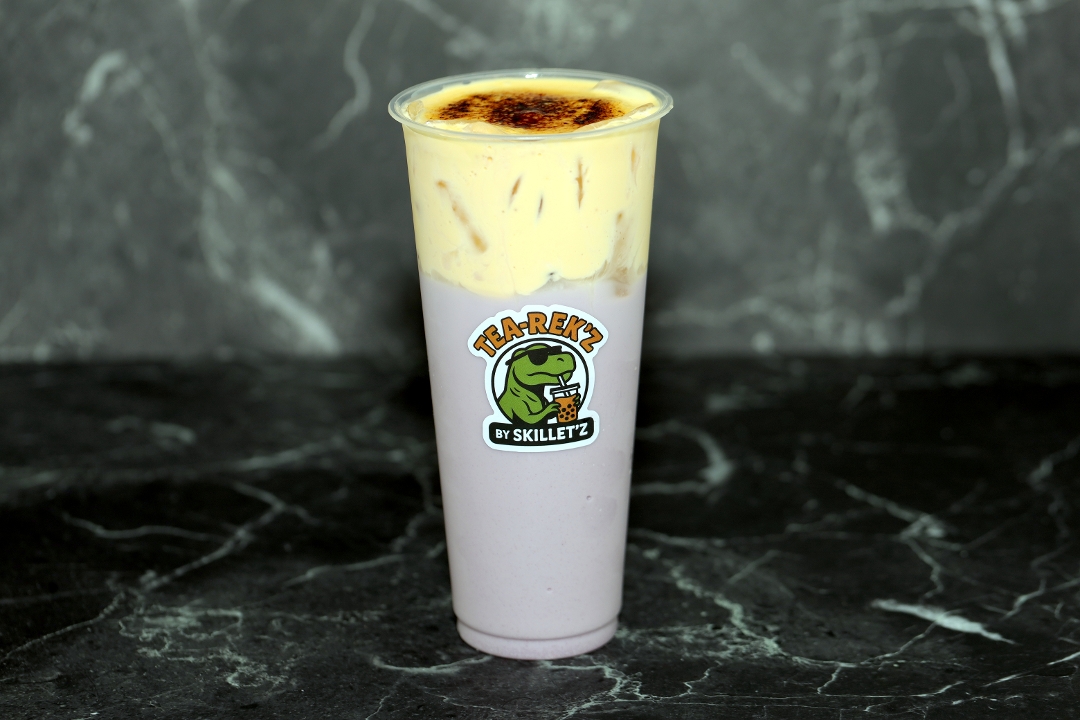 Photo of Crรจme Brรปlรฉe Taro Milk Tea ๐