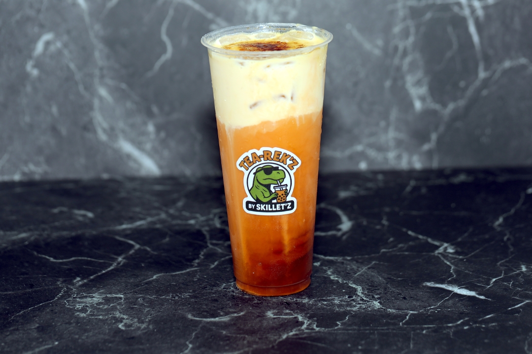 Photo of Crรจme Brรปlรฉe Thai Tea