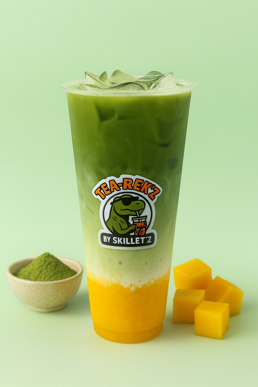 Photo of Mango Matcha Milk Tea