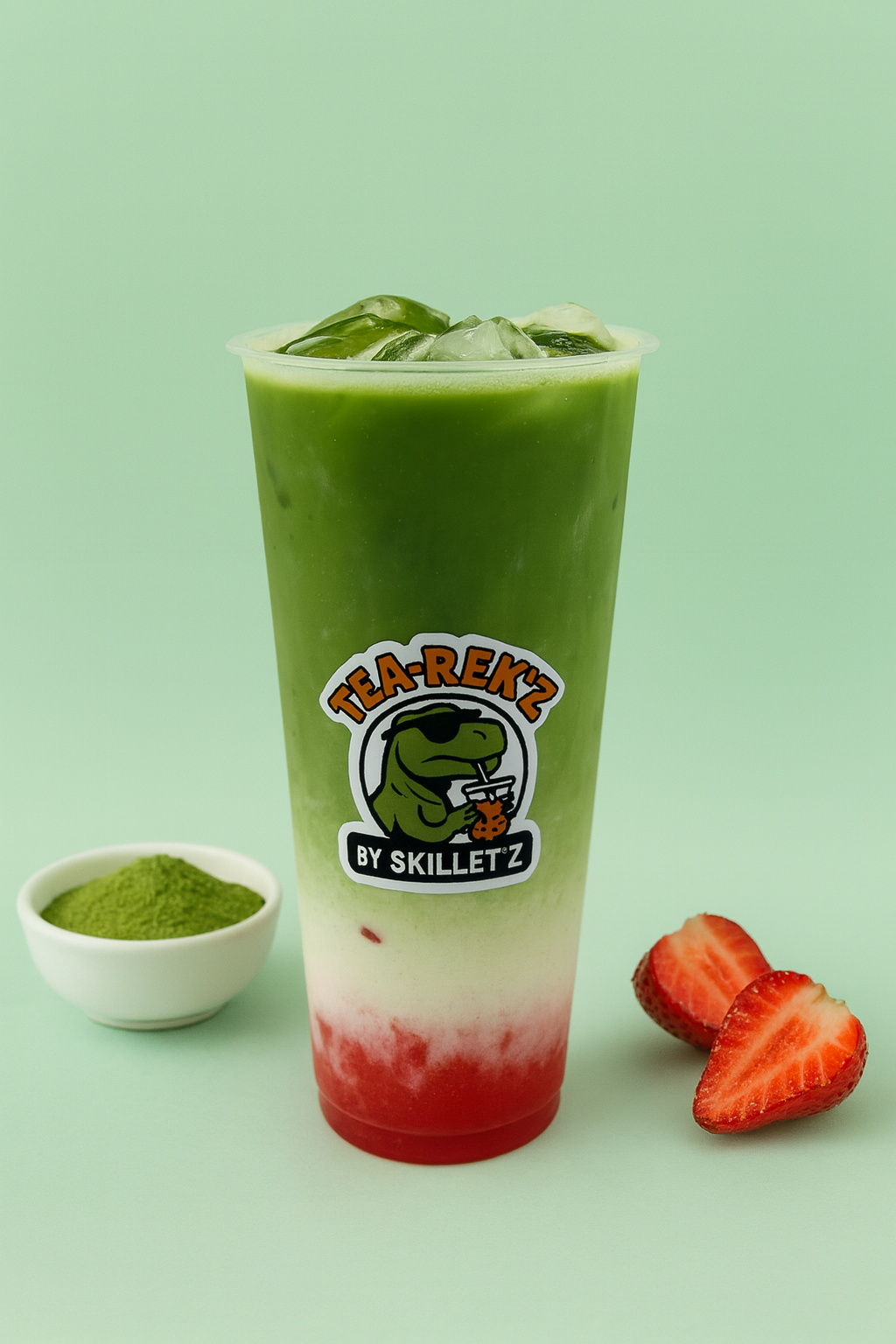 Photo of Strawberry Matcha Milk Tea