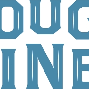 This is the restaurant logo for The Dough Miner