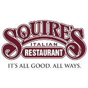 This is the restaurant logo for Squire's Italian Restaurant and Catering