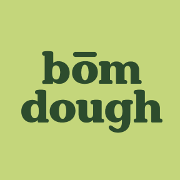 This is the restaurant logo for bom dough 