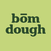 This is the restaurant logo for bom dough 