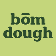 This is the restaurant logo for bom dough 