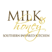 This is the restaurant logo for Milk & Honey