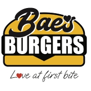 This is the restaurant logo for Bae&rsquo;s Burgers
