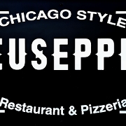 This is the restaurant logo for Giuseppes Pizzeria PALM SPRINGS
