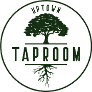 This is the restaurant logo for Uptown Taproom