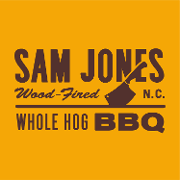 This is the restaurant logo for Sam Jones BBQ 