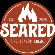 This is the restaurant logo for Seared 