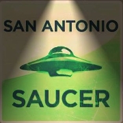 This is the restaurant logo for Flying Saucer