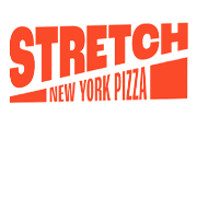 This is the restaurant logo for Stretch Pizza 