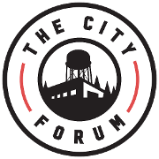 This is the restaurant logo for The City Forum / Varsity Pins 
