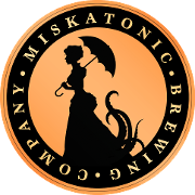 This is the restaurant logo for Miskatonic Brewing Craft Kitchen - Naperville