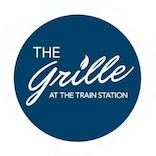 This is the restaurant logo for The Grille at The Train Station