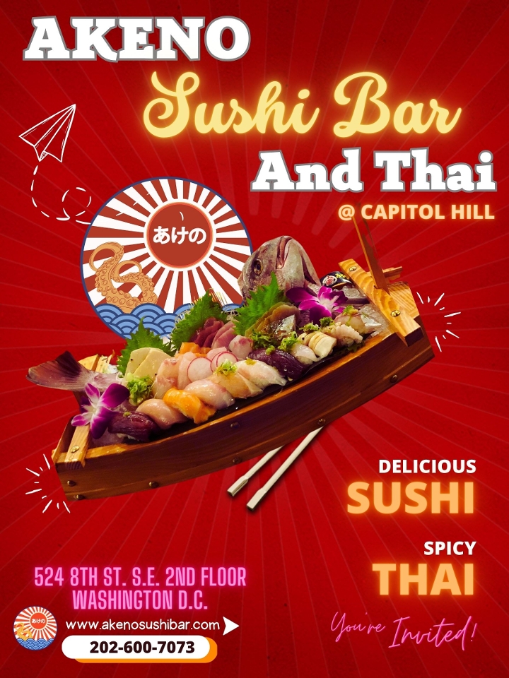 Akeno Sushi Bar & Thai Capitol Hill