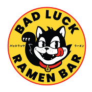 This is the restaurant logo for Bad Luck Ramen Bar