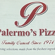 This is the restaurant logo for Palermo's Pizza