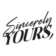 This is the restaurant logo for Sincerely Yours 