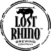 This is the restaurant logo for Lost Rhino Brewing Company