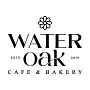 This is the restaurant logo for Water Oak Cafe & Bakery