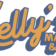 This is the restaurant logo for Kelly's Market & Deli