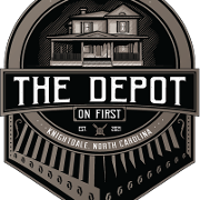 This is the restaurant logo for The Depot on First