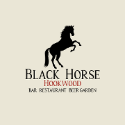 This is the restaurant logo for Black Horse Hookwood