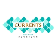 This is the restaurant logo for Currents, Downtown