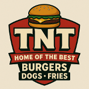 This is the restaurant logo for TNT Coney Island