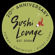 This is the restaurant logo for Sushi Lounge Poway