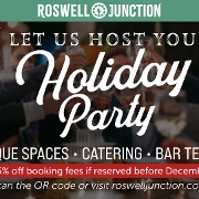 This is the restaurant logo for -Roswell Junction Food Hall-
