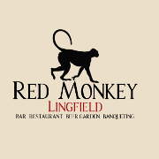 This is the restaurant logo for Red Monkey