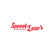 This is the restaurant logo for Sweet Lew's BBQ