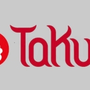 This is the restaurant logo for Taku Japanese Steakhouse