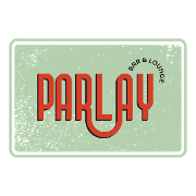 This is the restaurant logo for Parlay Bar & Lounge