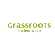 This is the restaurant logo for Grassroots Kitchen & Tap