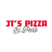 This is the restaurant logo for JT's Pizza & Pub