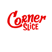 This is the restaurant logo for CORNER SLICE