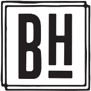 This is the restaurant logo for Blossom Hill BBQ & Burgers