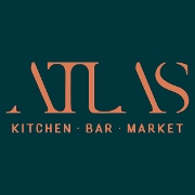 This is the restaurant logo for Atlas Restaurant