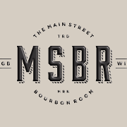 This is the restaurant logo for Main Street Bourbon Room