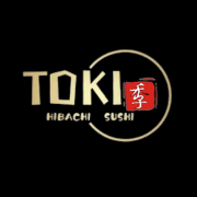 This is the restaurant logo for Toki Hibachi and Sushi