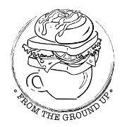 This is the restaurant logo for From The Ground Up Cafe