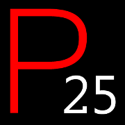 This is the restaurant logo for Prime 25