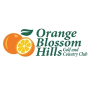 This is the restaurant logo for Orange Blossom Country Club