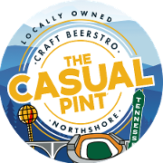 This is the restaurant logo for The Casual Pint of Northshore