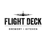 This is the restaurant logo for Flight Deck Brewing