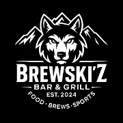 This is the restaurant logo for Brewski&rsquo;z Bar & Grill